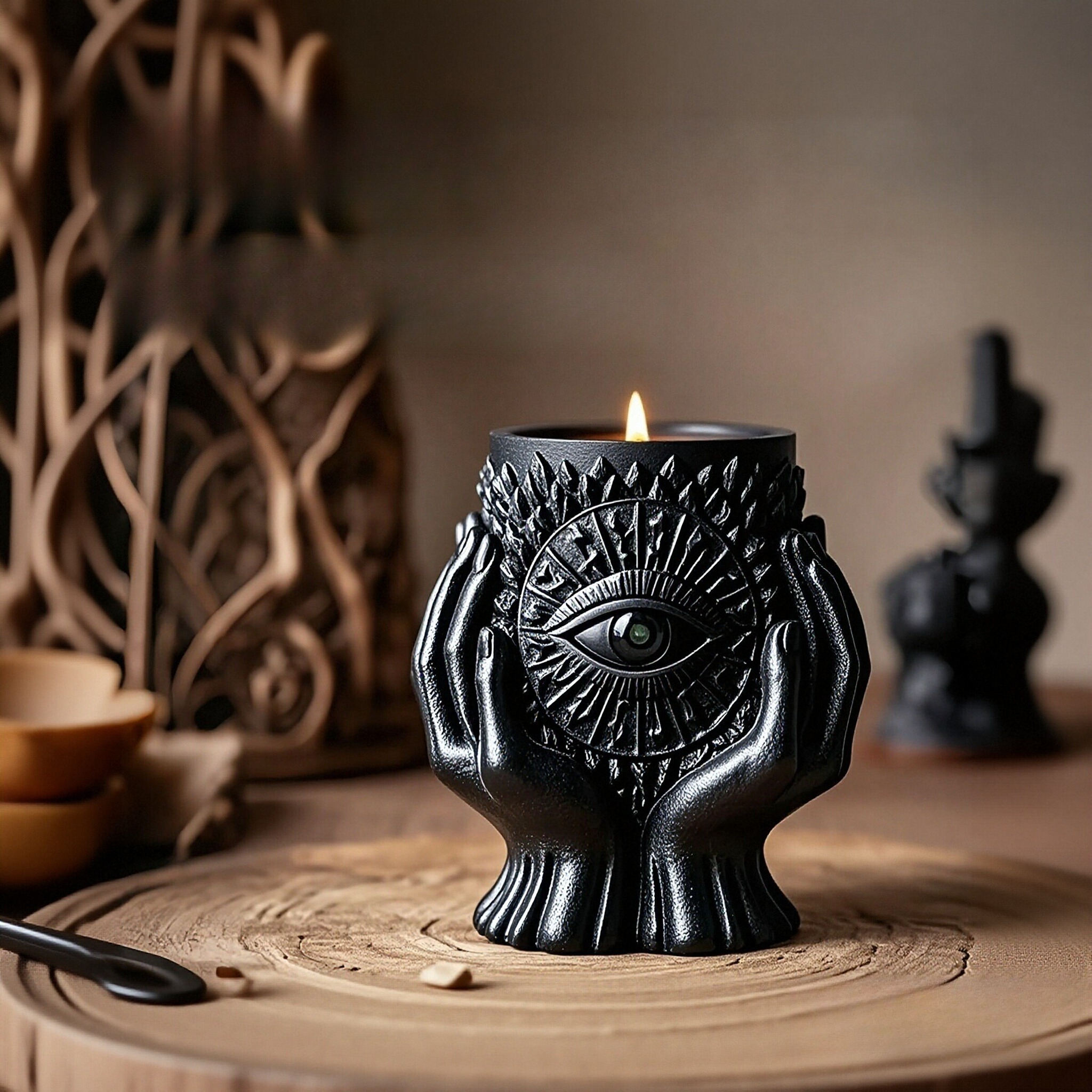 Potsticker Mold - Guardian Eye Candle Cup Silicone Mold