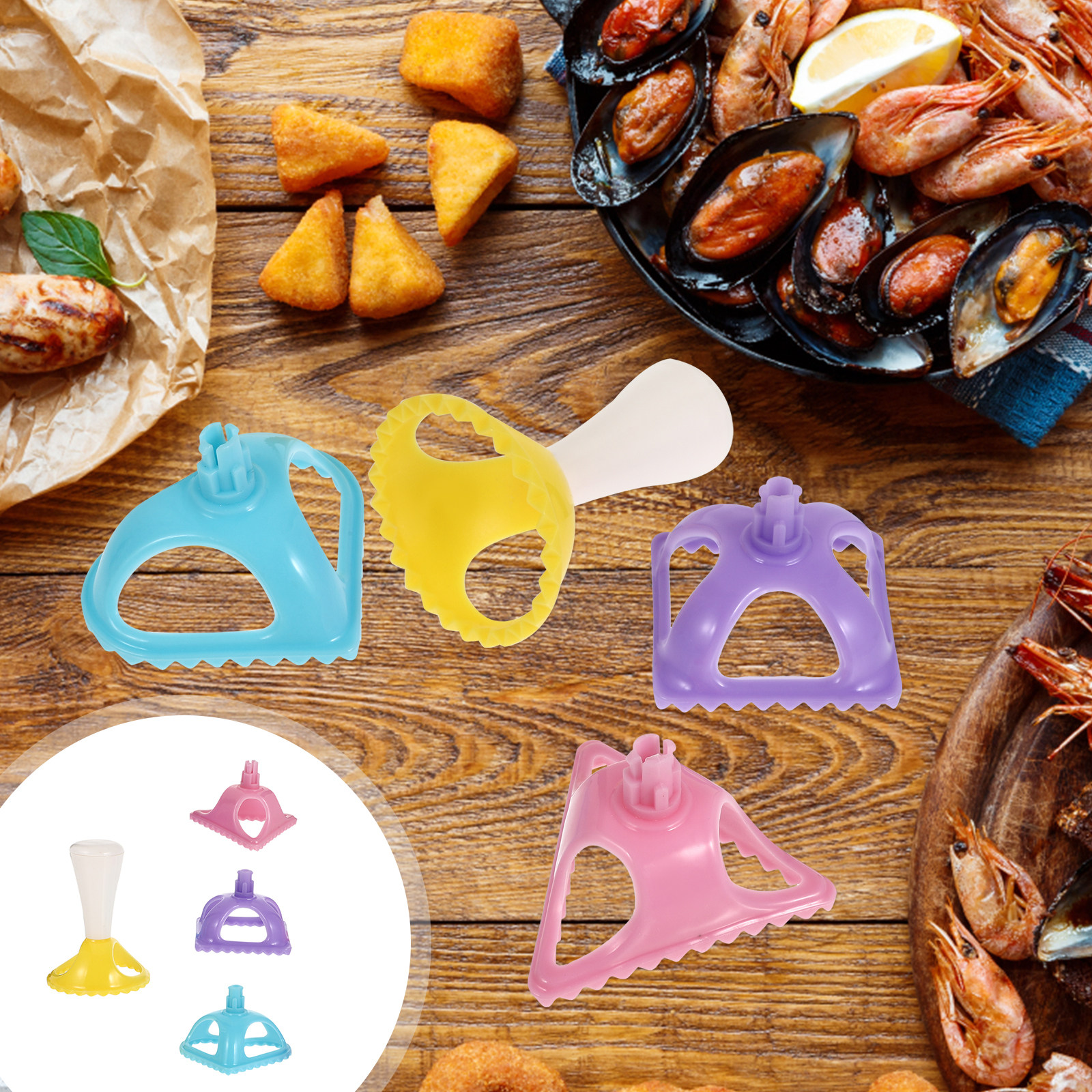 4Pcs Dumpling Turnover Mold Se - Dumpling Press Set recensie en prijs