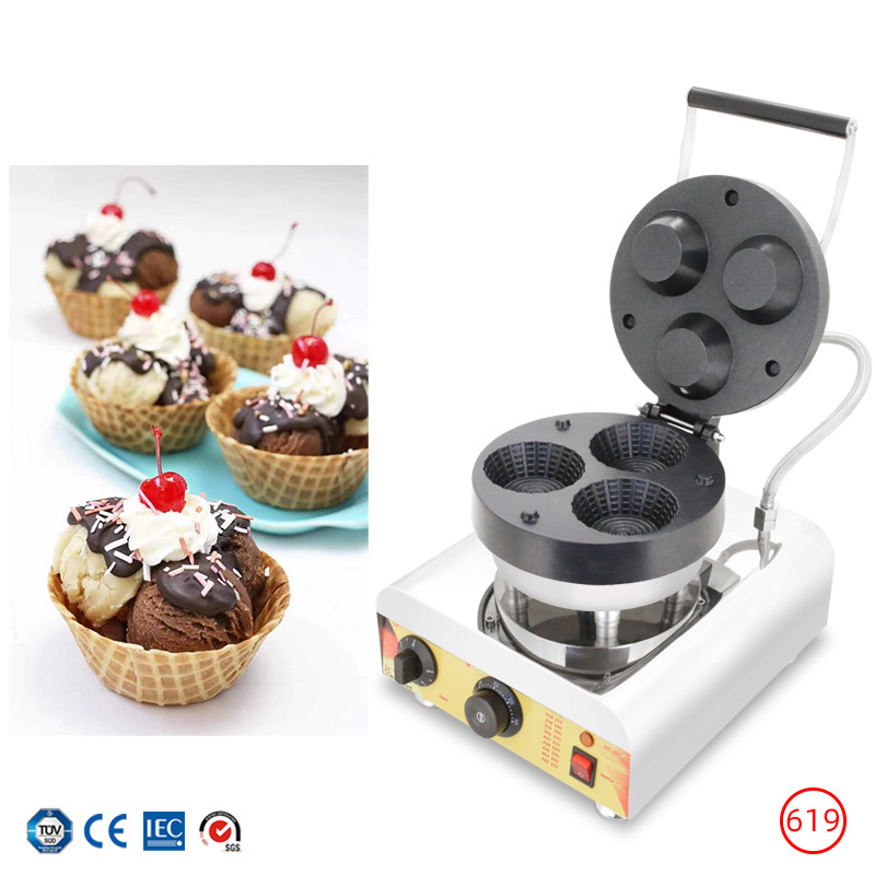 Commercial Triple-Hole Ice Cre - Waffle Cone Maker recensie en prijs