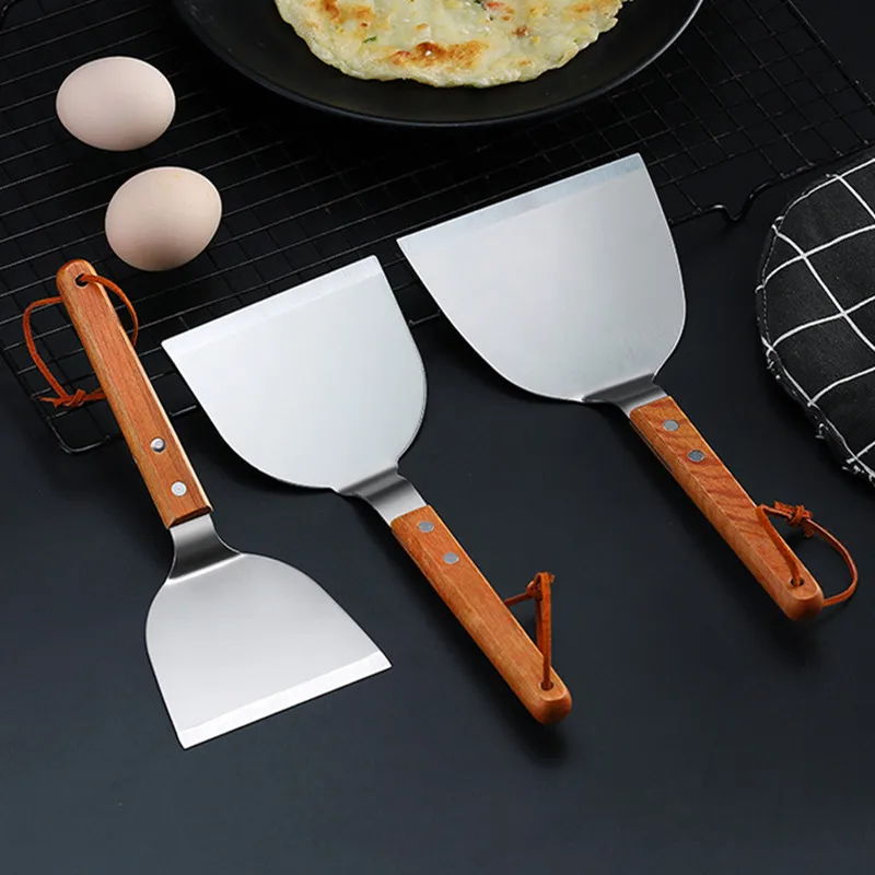 Stainless Steel Wooden Handle  - Okonomiyaki Spatula recensie en prijs