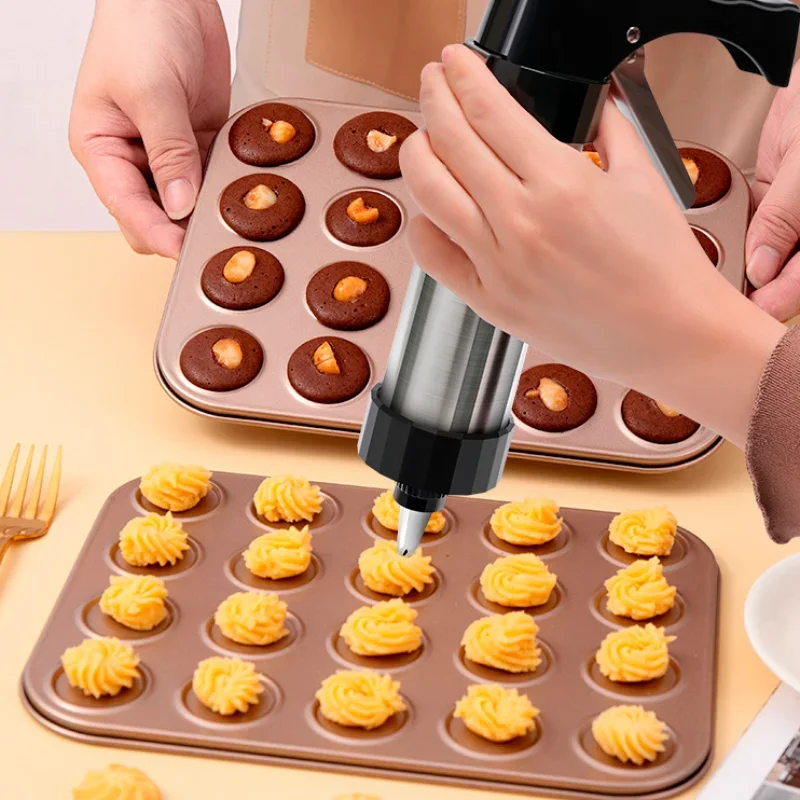 Cookie Press Gun Kit Stainless - Churros Maker Gun recensie en prijs