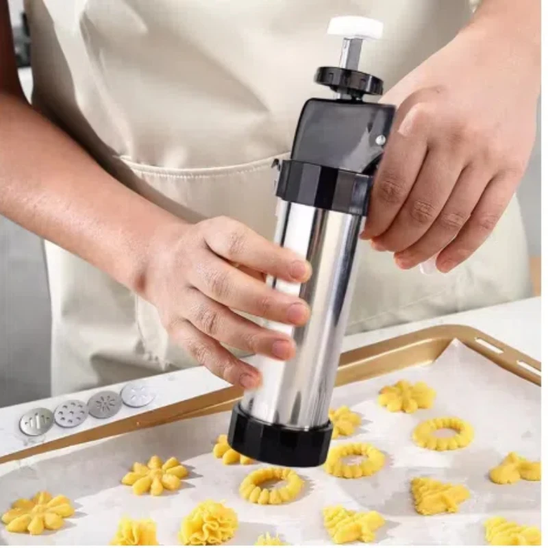 Cookie Press Gun Kit Stainless - Churros Maker Gun recensie en prijs