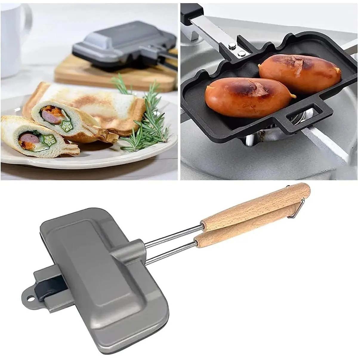 Breakfast Sandwich Maker, 4w1h - Hot Dog Press recensie en prijs