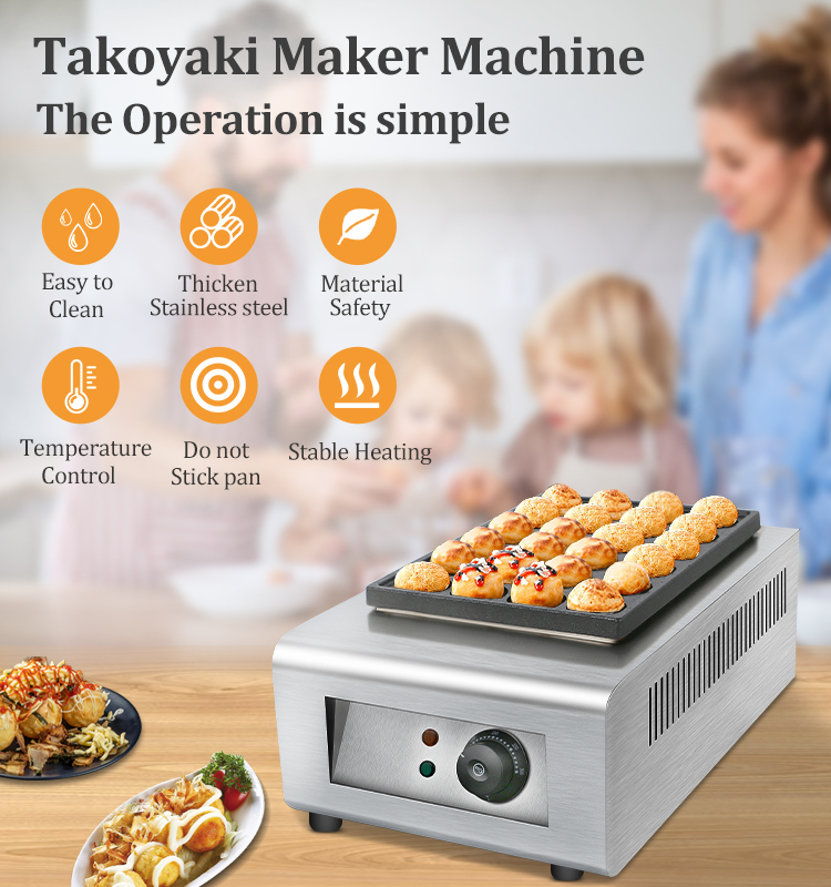 Commercial Big Power Electric  - Takoyaki Grill Plate recensie en prijs