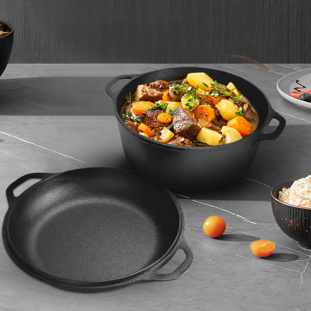 2 in 1 Cast Iron Dutch Oven Po - Cast Iron Corn recensie en prijs
