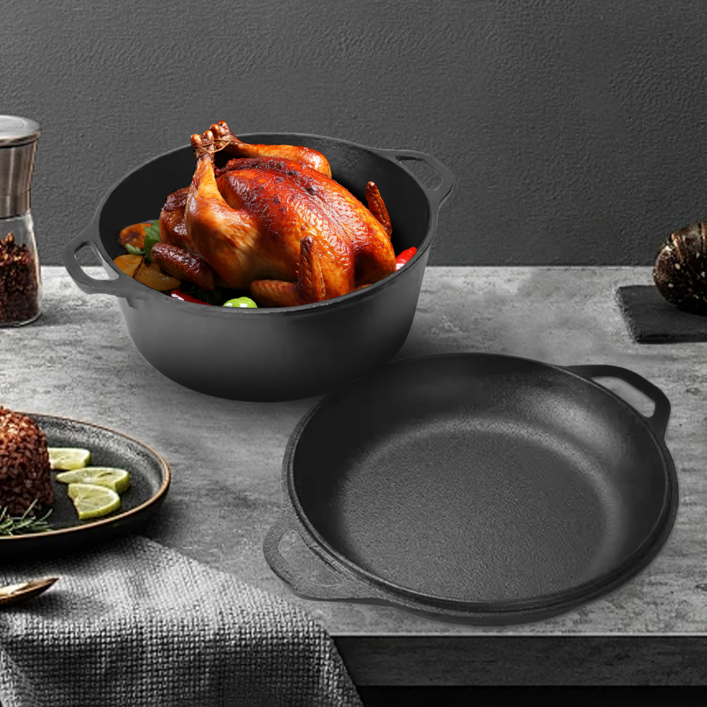 2 in 1 Cast Iron Dutch Oven Po - Cast Iron Corn recensie en prijs