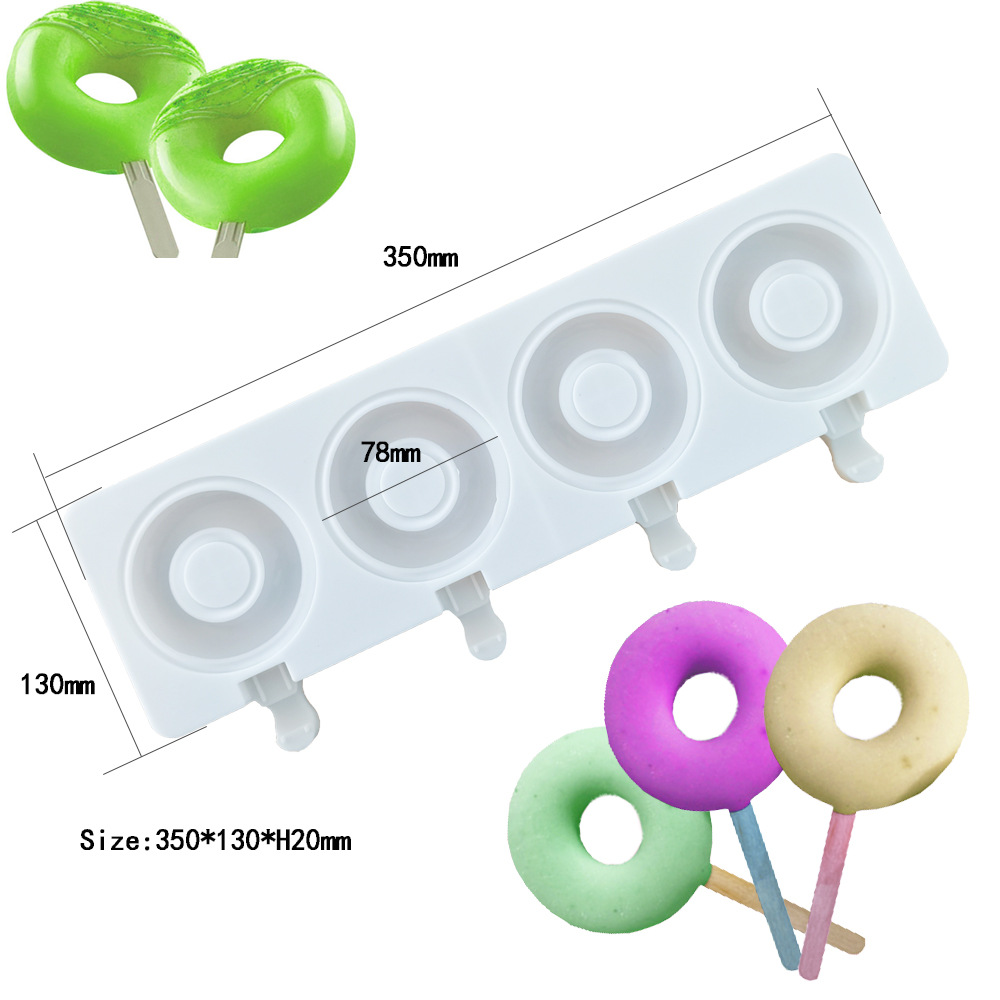 Large Donut 4 Cavity Ice Cream - Donut Mold Silicone recensie en prijs