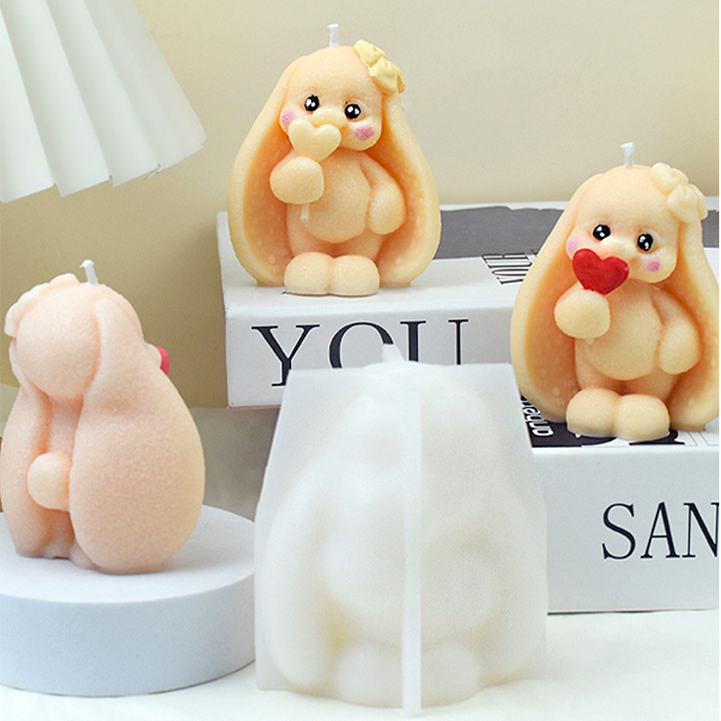 3D Long-eared Rabbit Silicone  - Bunny Cake Mold recensie en prijs