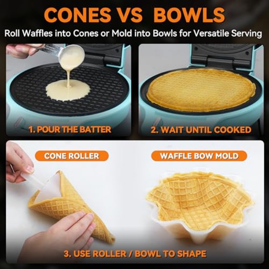 Waffle Cone Maker Machine with - Waffle Cone Maker recensie en prijs