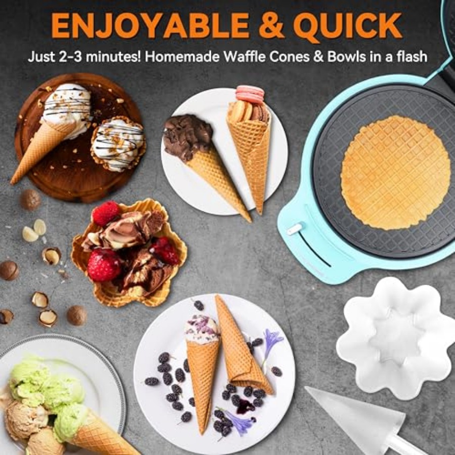 Waffle Cone Maker Machine with - Waffle Cone Maker recensie en prijs