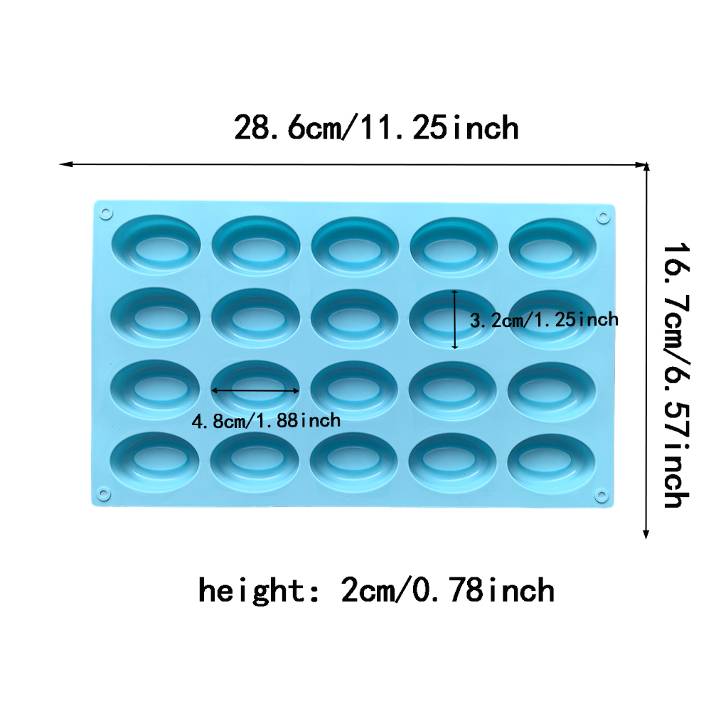 20 cavity oval donut silicone  - Donut Mold Silicone recensie en prijs