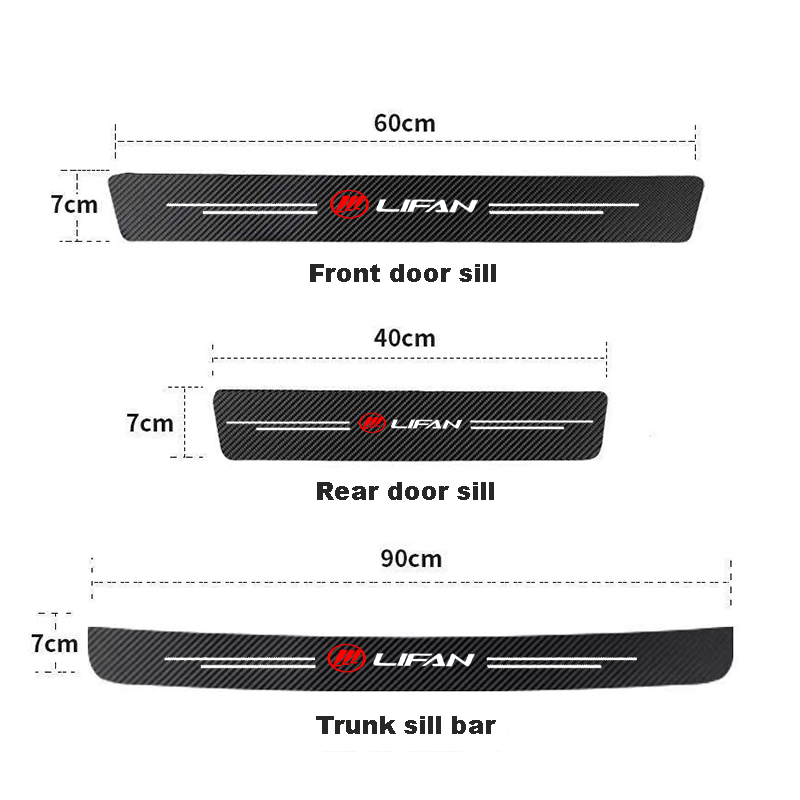 Car Door Threshold Scuff Plate - Crepe Pan Carbon recensie en prijs