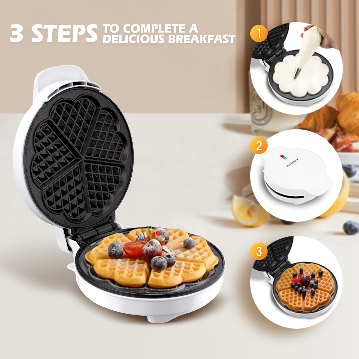Breakfast Waffle Molds Egg Cak - Egg Waffle Pan recensie en prijs