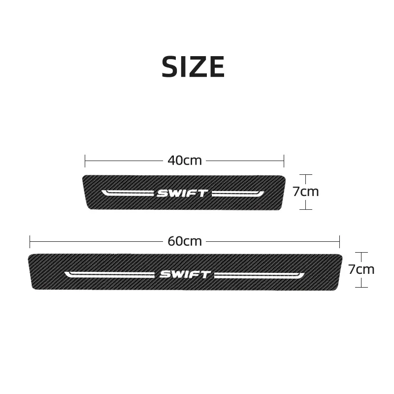 Car Front Rear Door Threshold  - Crepe Pan Carbon recensie en prijs