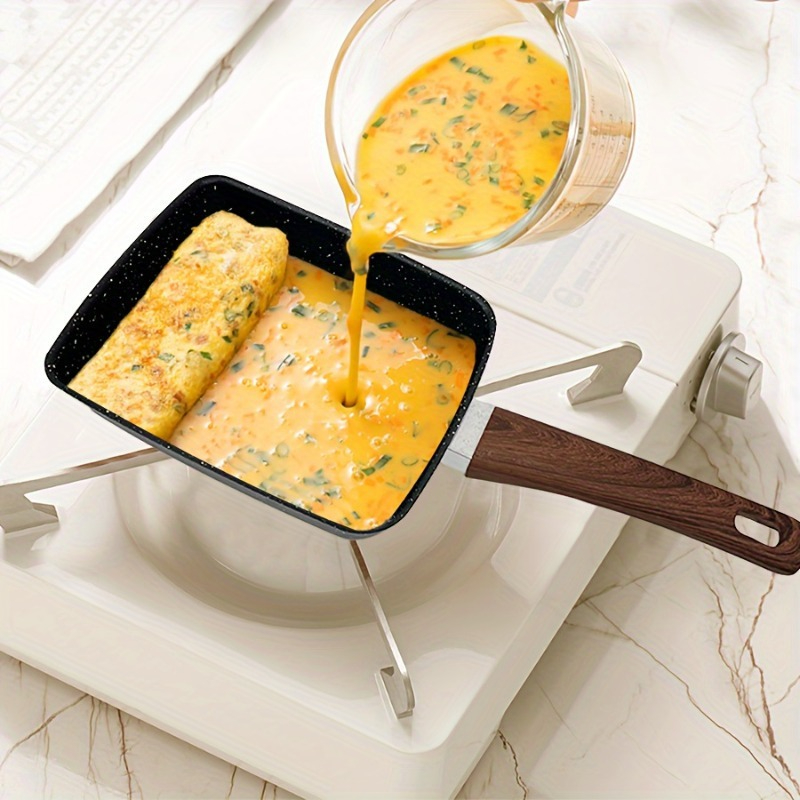 1PCS Egg Fry Pan Square Cast I - Cast Iron Corn recensie en prijs
