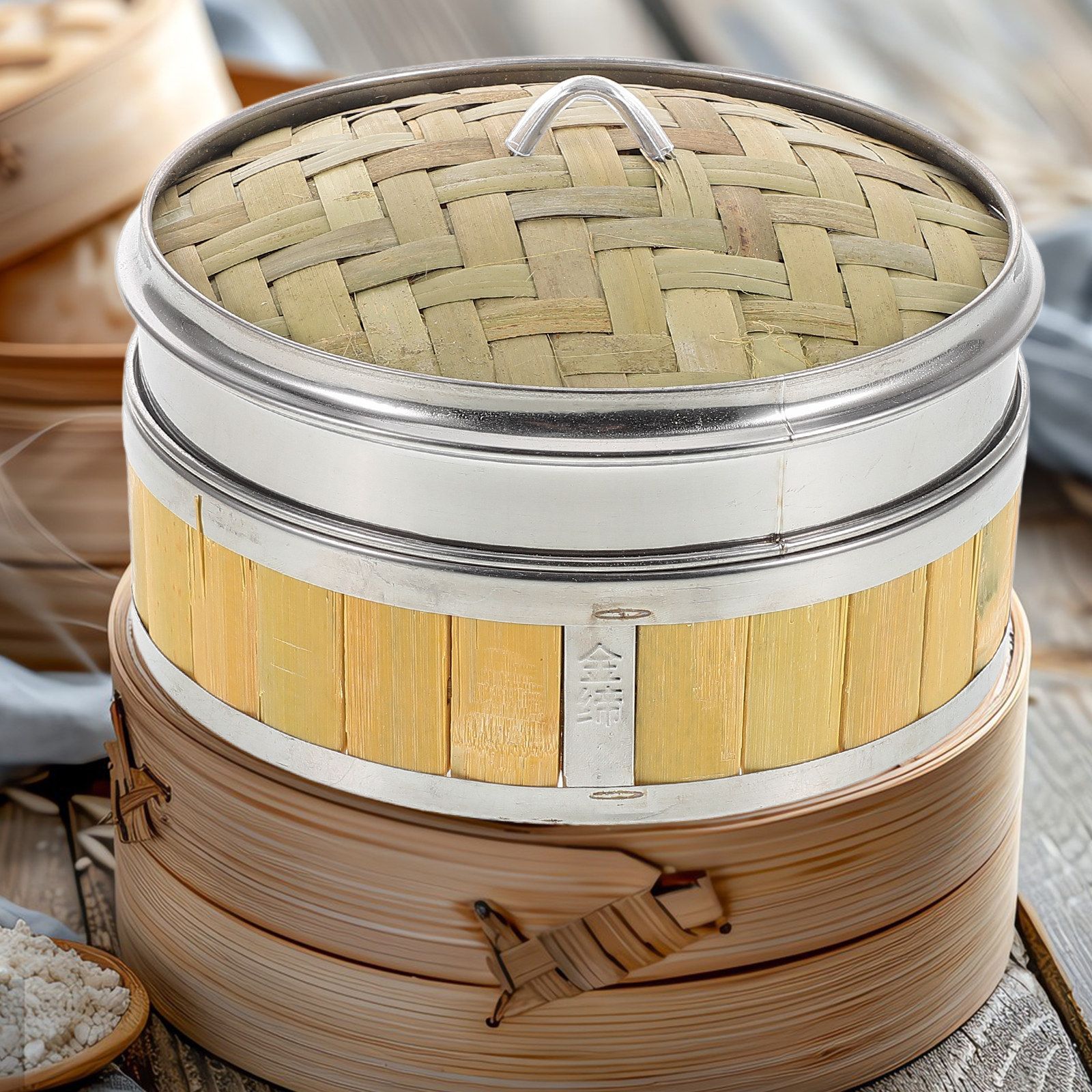 18Cm Bamboo Wood Steamer Baske - Bao Steamer Bamboo recensie en prijs