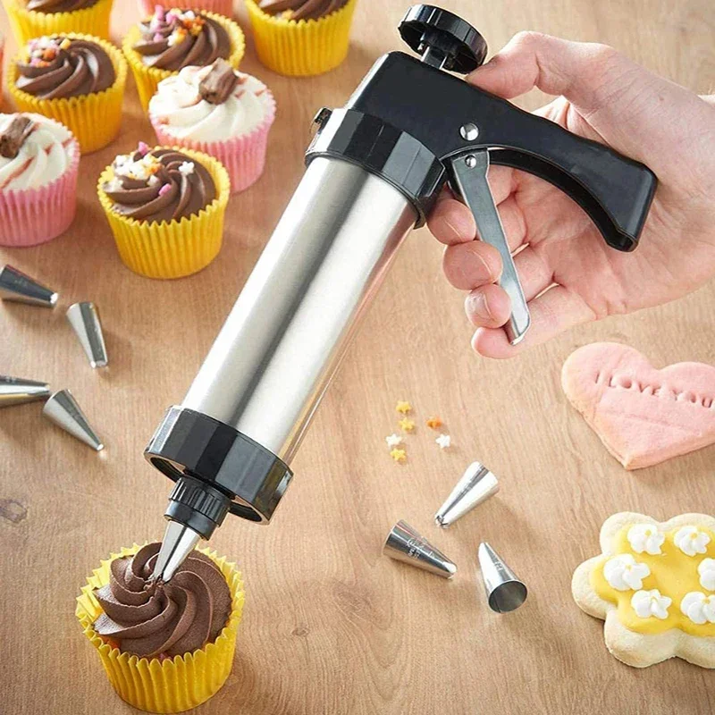 Cookie Press Gun Kit Stainless - Churros Maker Gun recensie en prijs