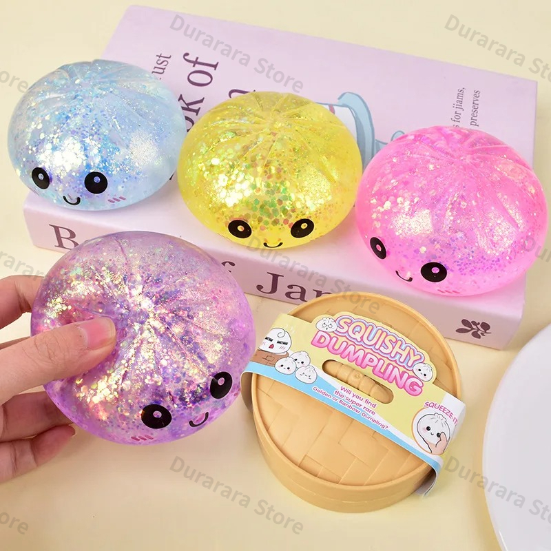 Glitter Dumpling Squishy Toy,  - Bao Steamer Bamboo recensie en prijs
