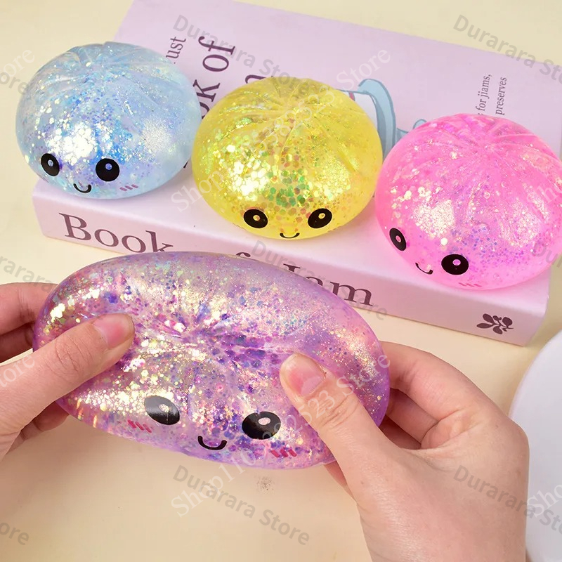 Glitter Dumpling Squishy Toy,  - Bao Steamer Bamboo recensie en prijs
