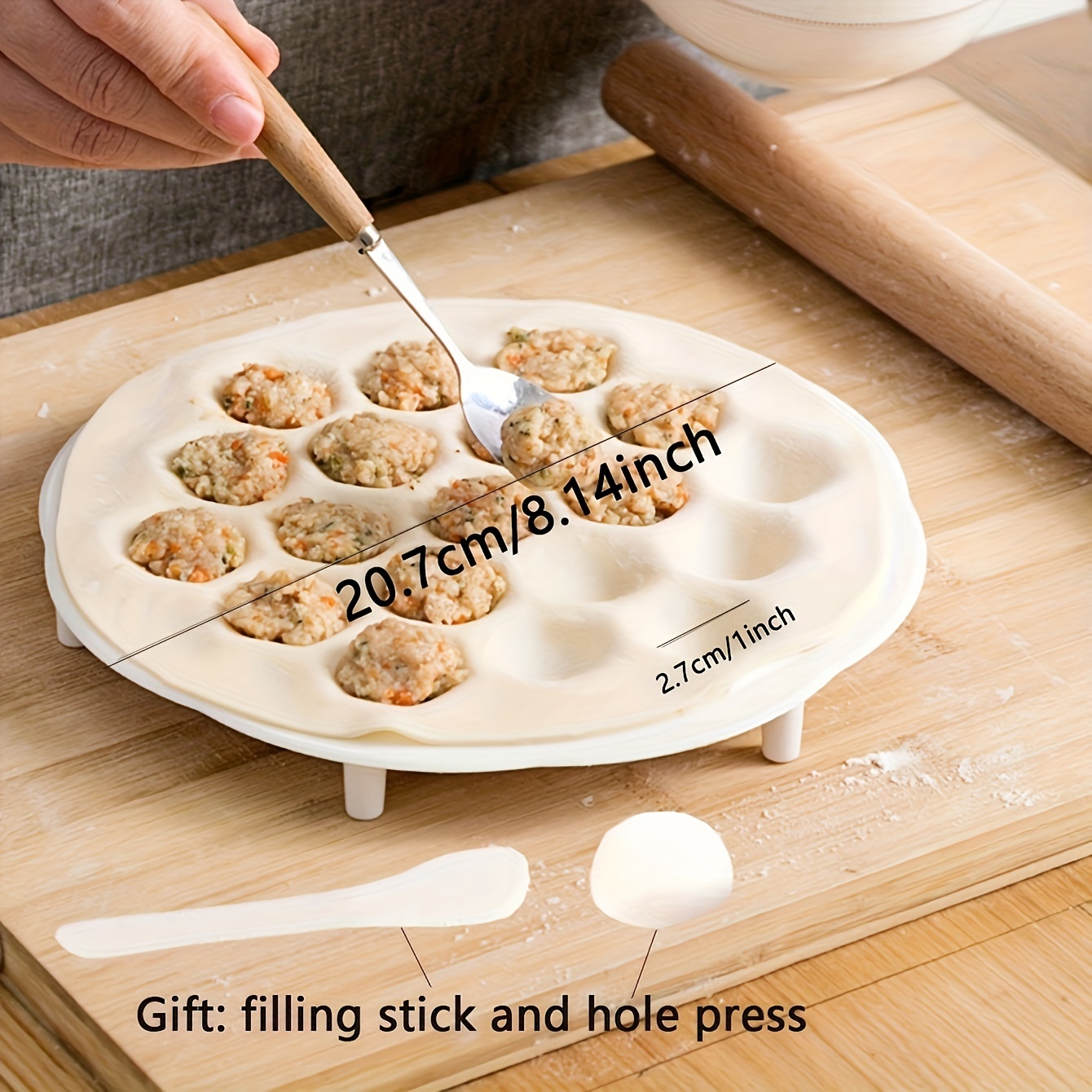 1pc- Simple Chinese Dumplings  - Dumpling Press Set recensie en prijs