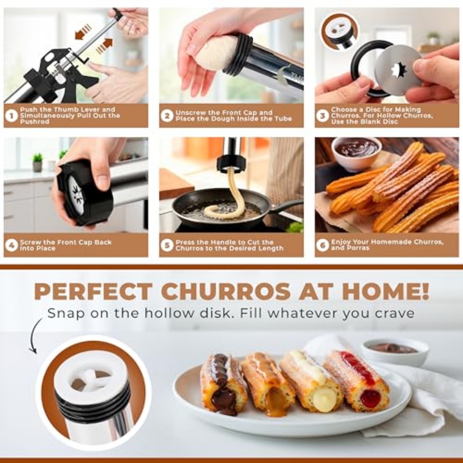 Churro Maker Machine and Sprit - Churros Maker Gun recensie en prijs