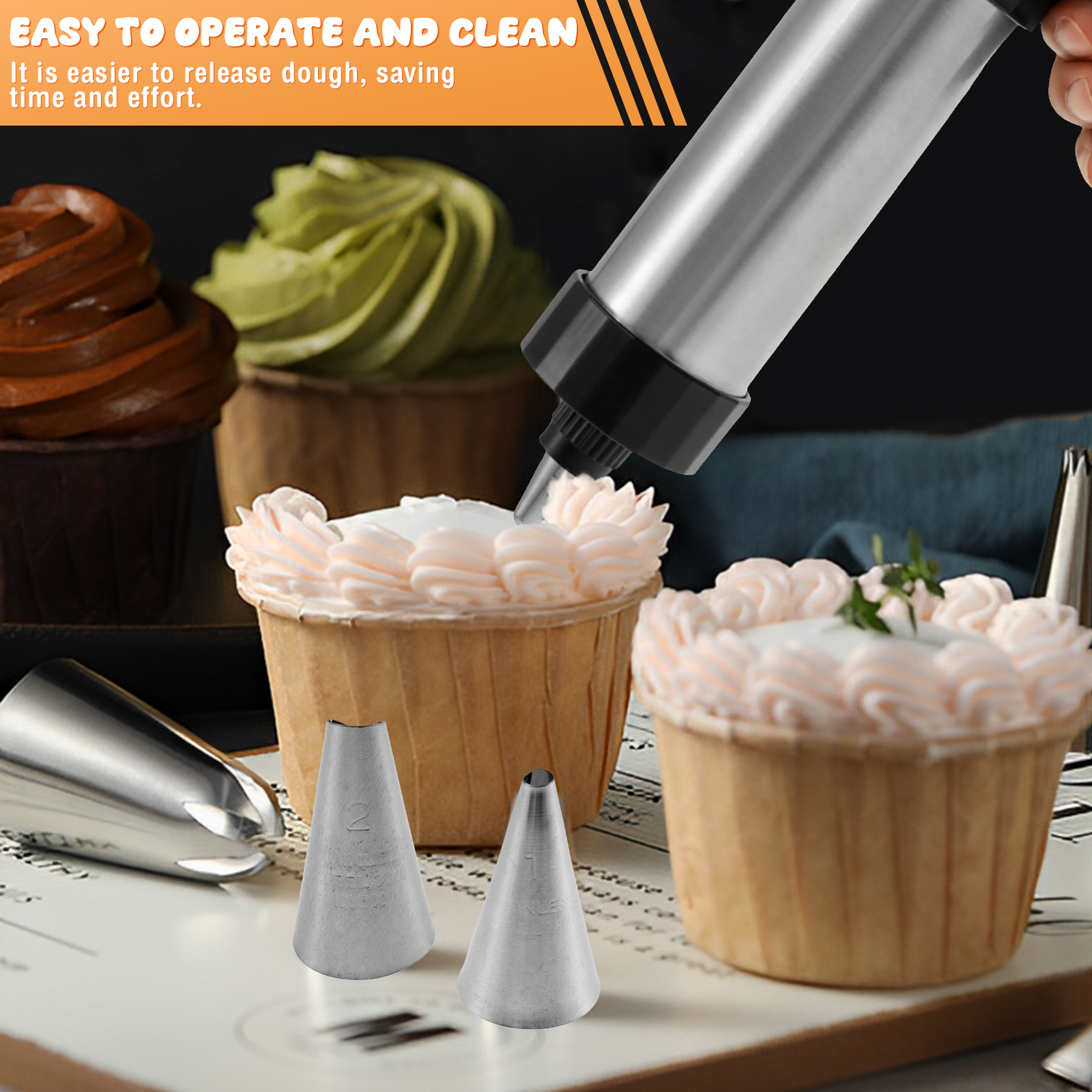 Stainless Steel Cookie Gun Chu - Churros Maker Gun recensie en prijs