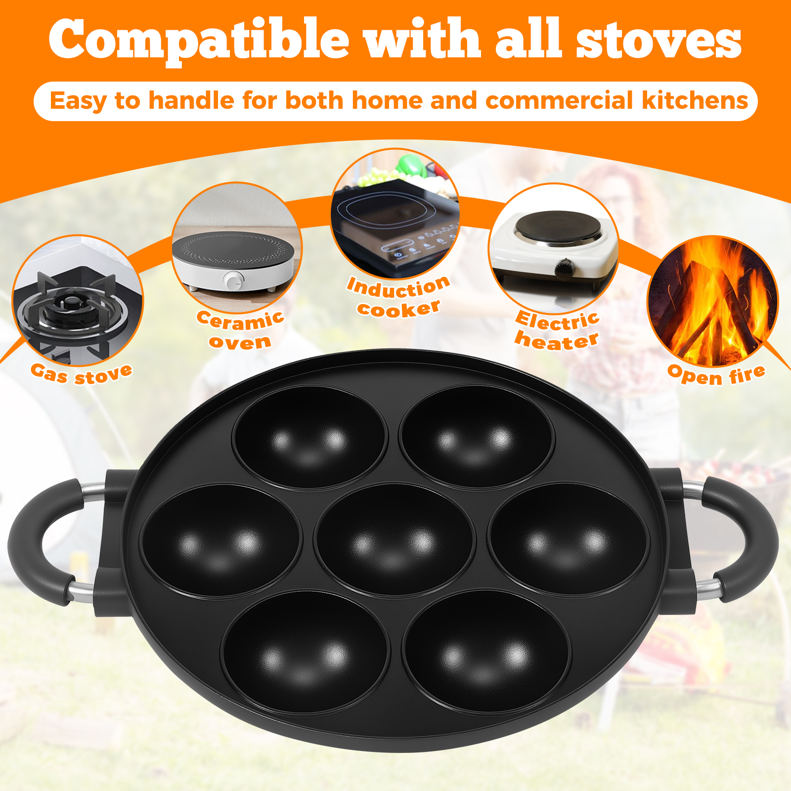 16/7 Holes Takoyaki Pan Alumin - Takoyaki Grill Plate recensie en prijs