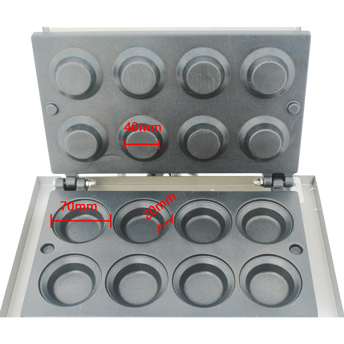 HPH2O Commercial Non-stick Ele - Egg Waffle Pan recensie en prijs