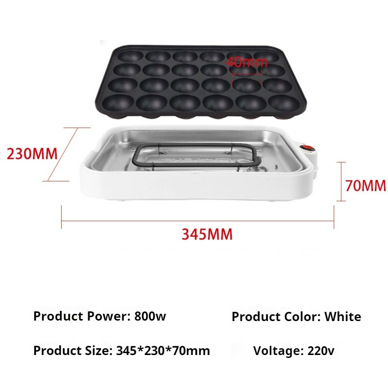 220V Chibi Maruko Baking Machi - Takoyaki Grill Plate recensie en prijs
