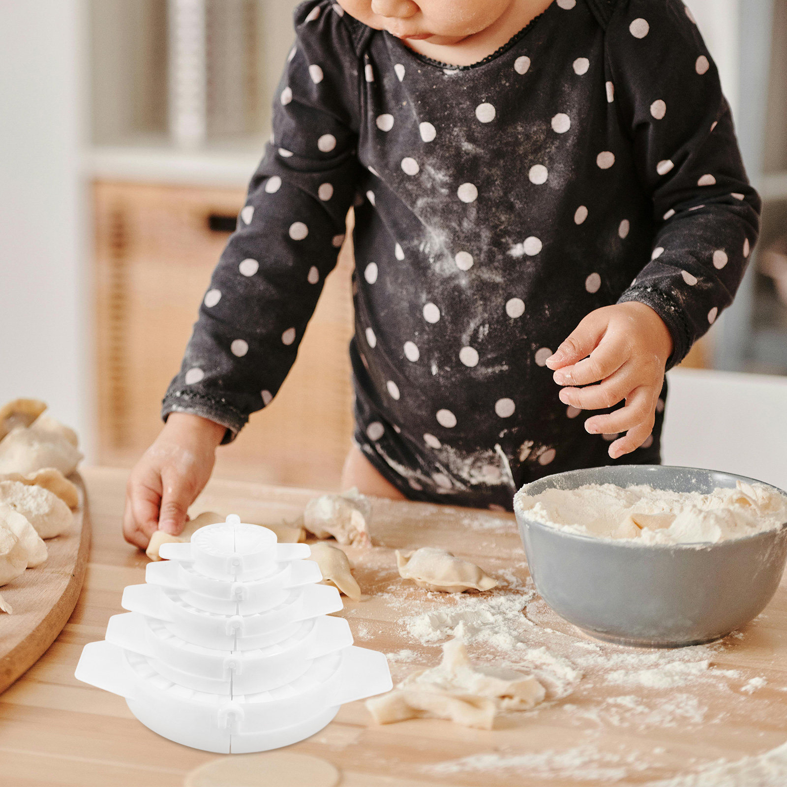 5Pcs Chinese Dumpling Maker Se - Dumpling Press Set recensie en prijs