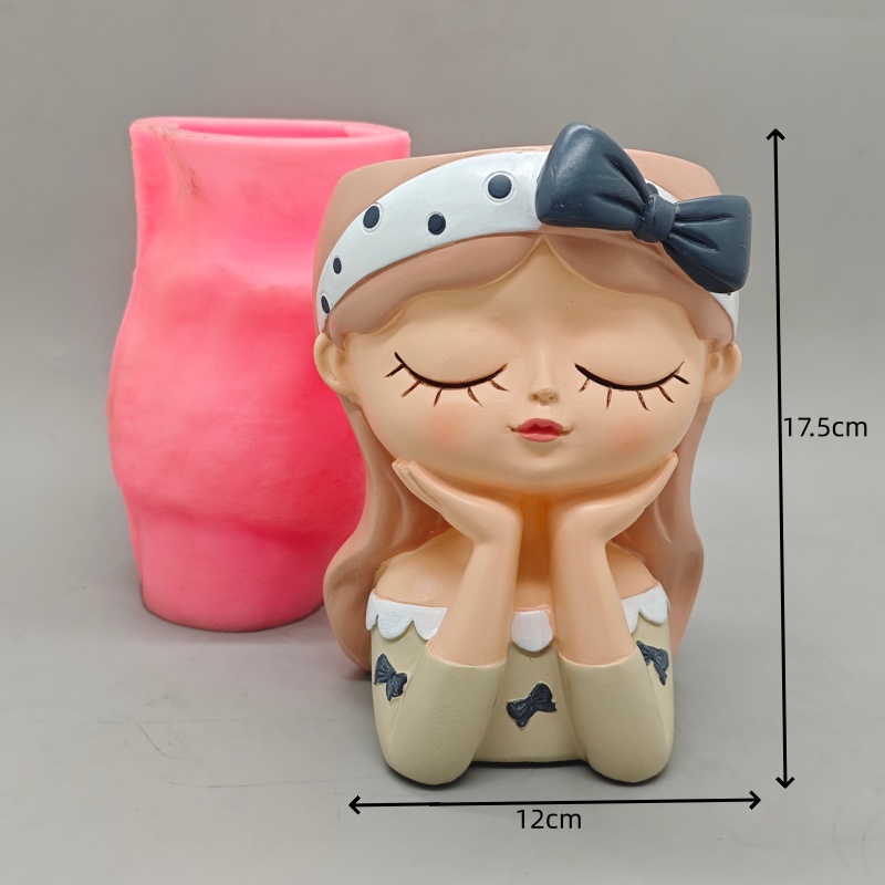 Silicone mold cute bow girl fl - Potsticker Mold recensie en prijs