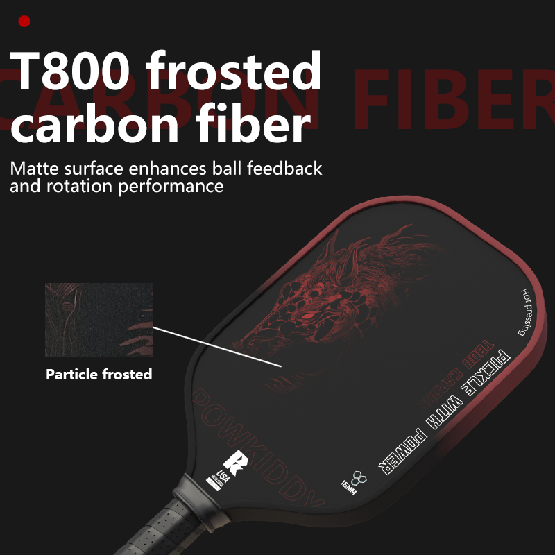 T800 Carbon Fiber Pickleball P - Crepe Pan Carbon recensie en prijs
