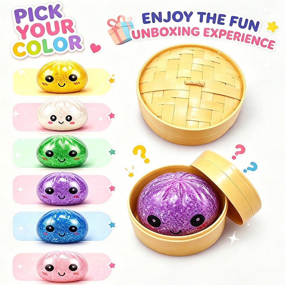 Mini New Glitter Steamed Bun S - Bao Steamer Bamboo recensie en prijs