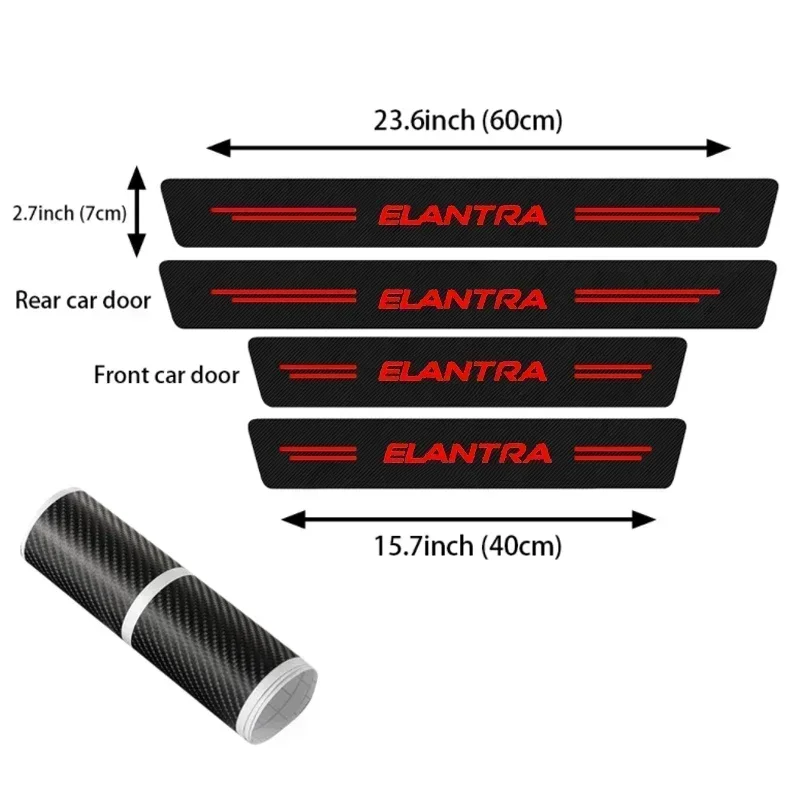 Car Front Rear Door Threshold  - Crepe Pan Carbon recensie en prijs
