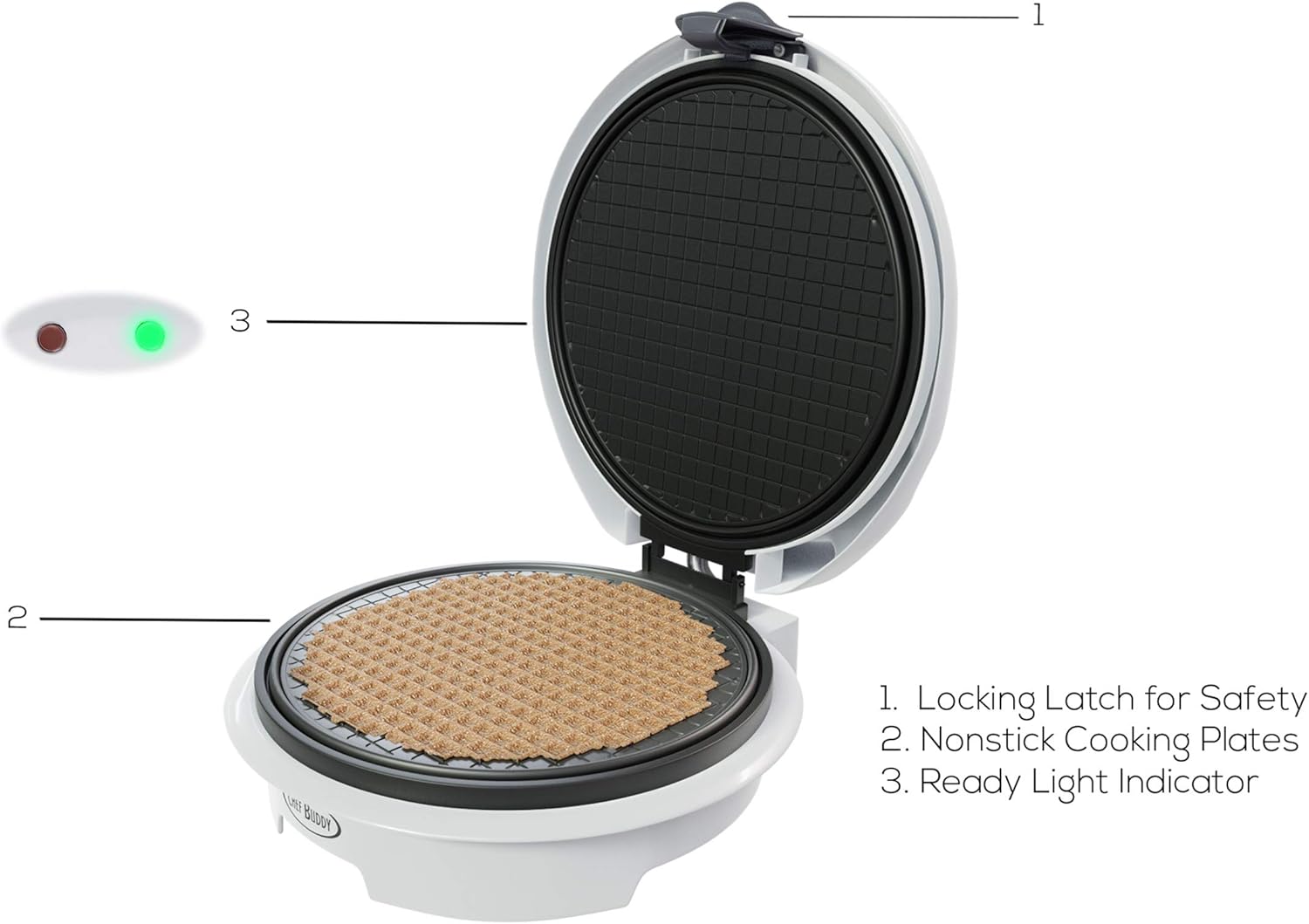 Electric Waffle Cone Maker wit - Waffle Cone Maker recensie en prijs