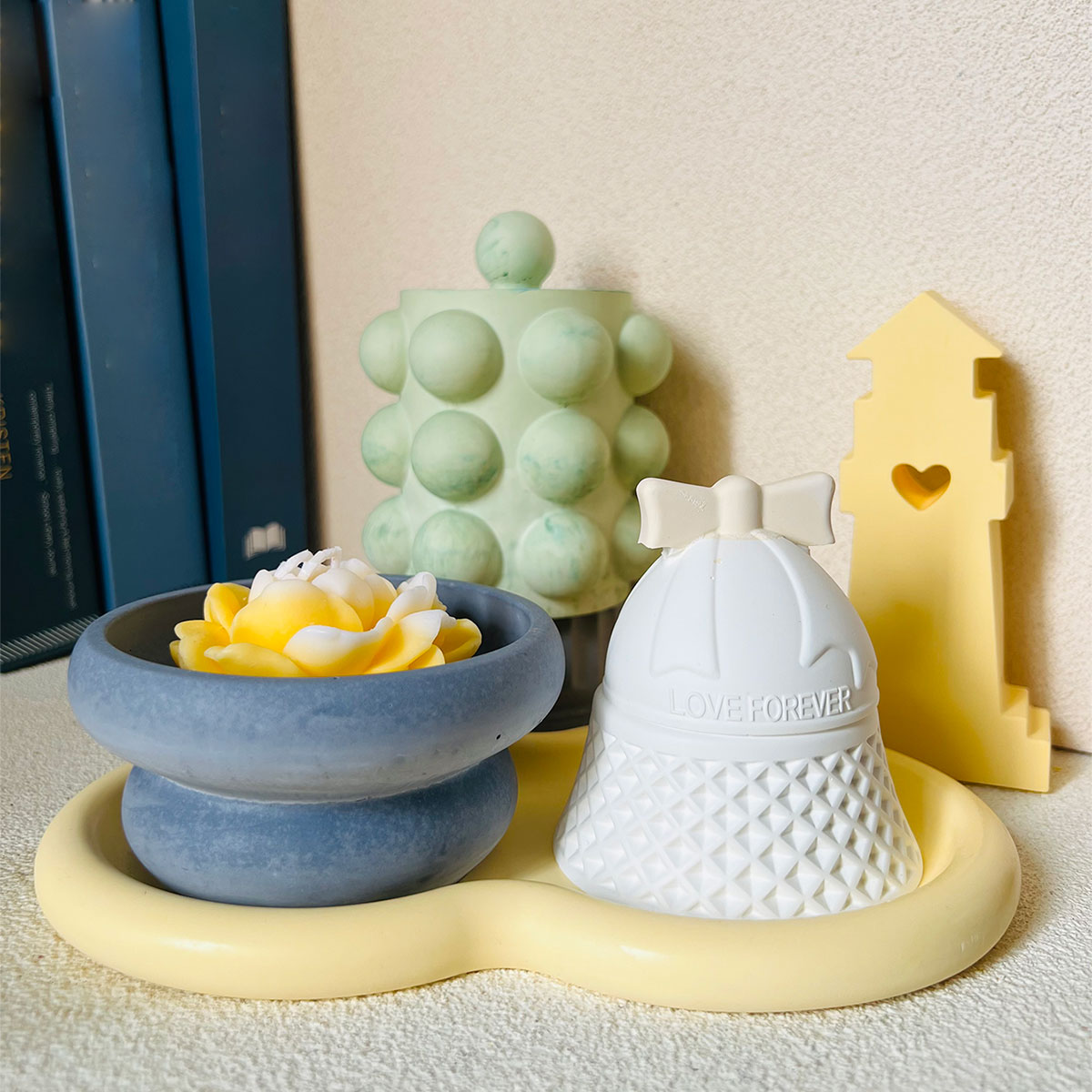 Bubble Jar Candle Vessel Concr - Donut Mold Silicone recensie en prijs