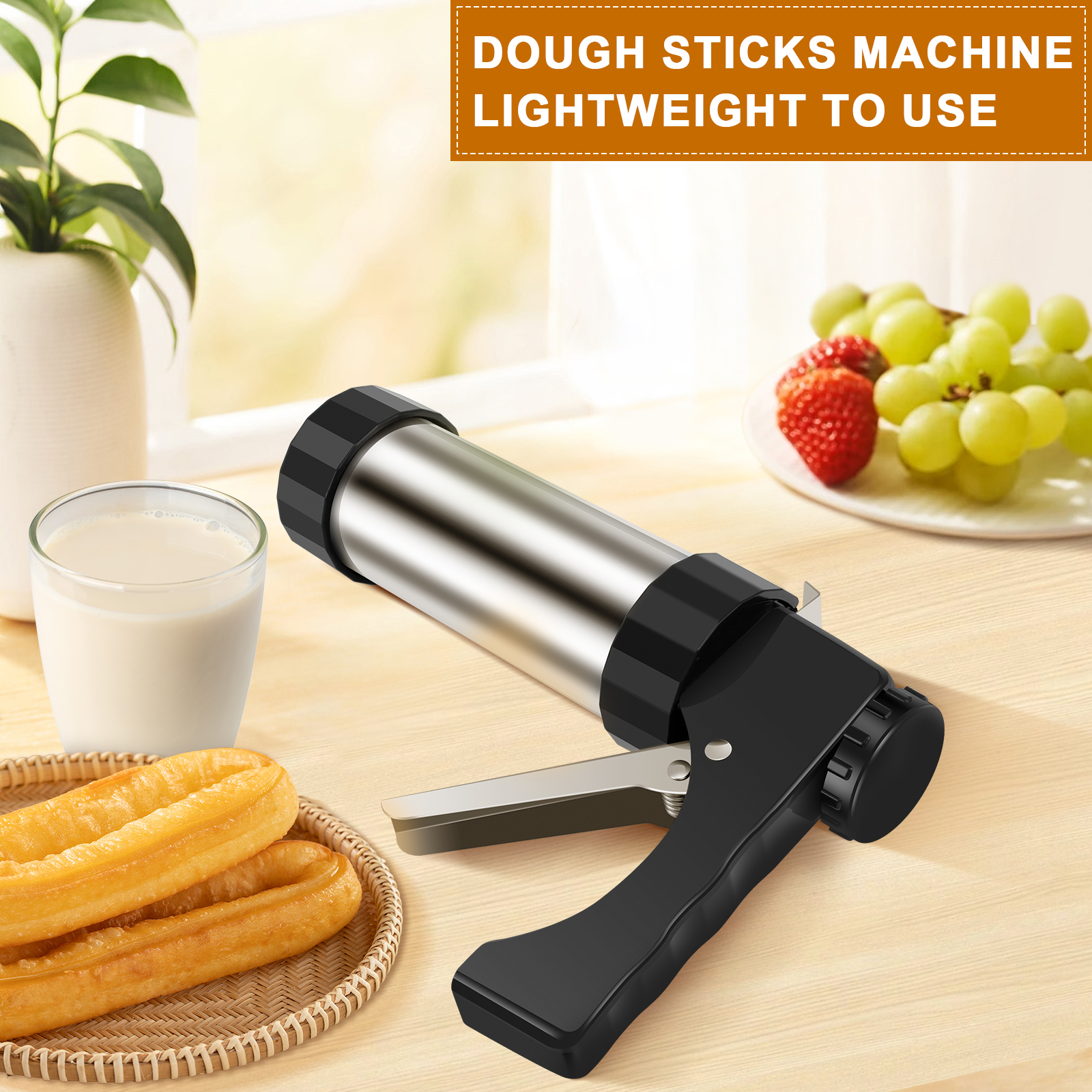 Cookie Press Gun Kit Stainless - Churros Maker Gun recensie en prijs