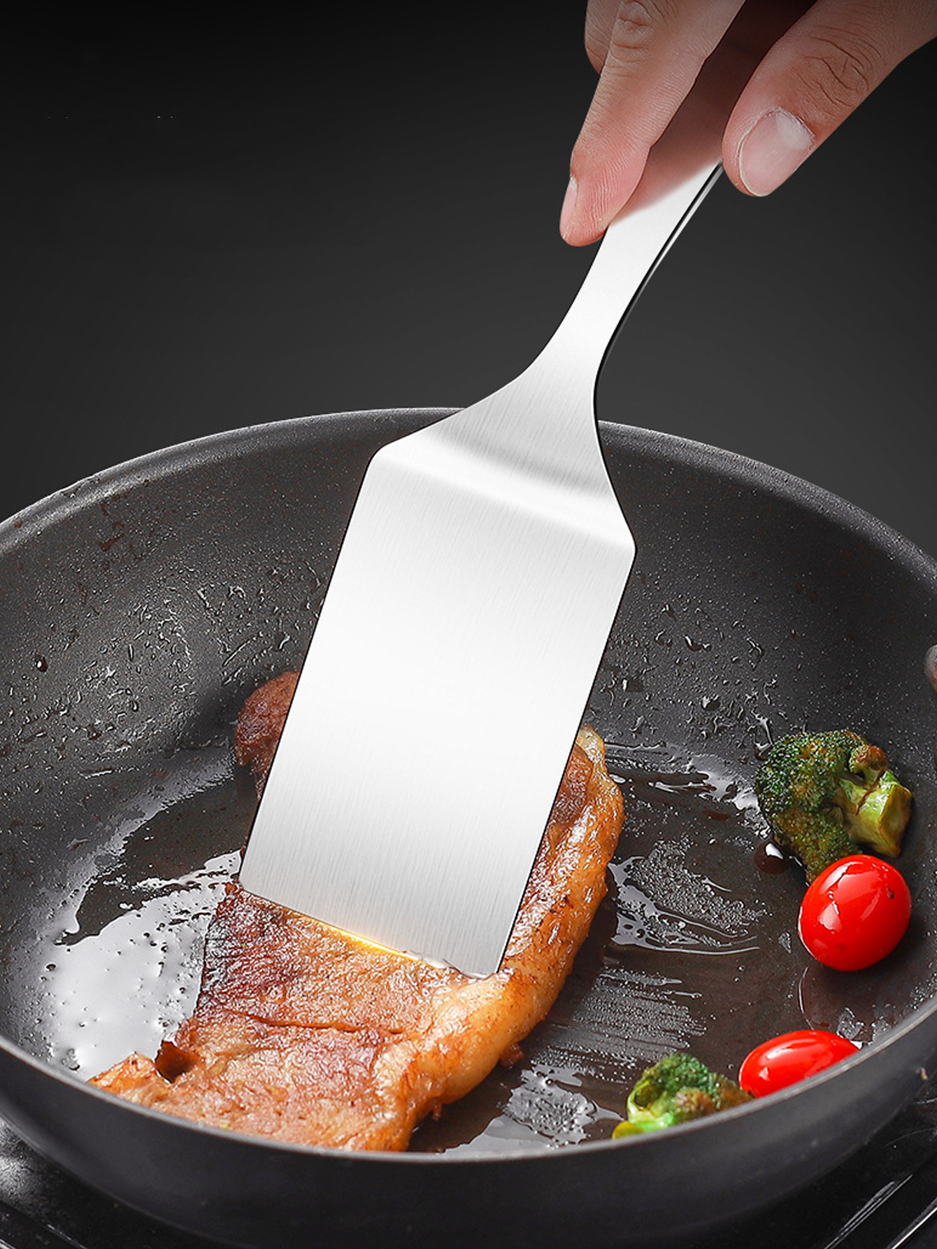2pc/1pc Small Stainless Steel  - Okonomiyaki Spatula recensie en prijs
