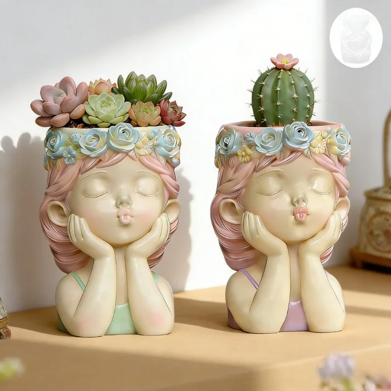 Pouting Girl With Flower Crown - Potsticker Mold recensie en prijs