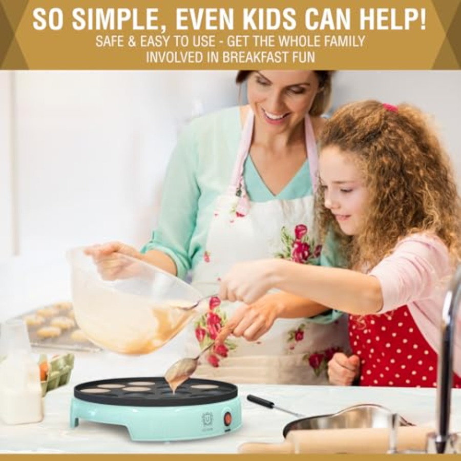 Mini Pancake Maker 14-Hole Ele - Mini Pancake Griddle recensie en prijs