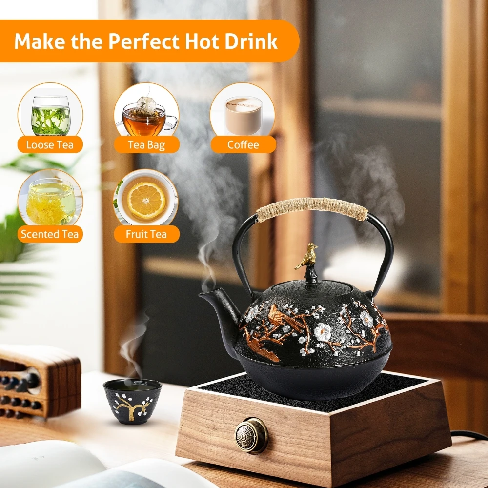Cast Iron Teapot Set with Alco - Cast Iron Corn recensie en prijs