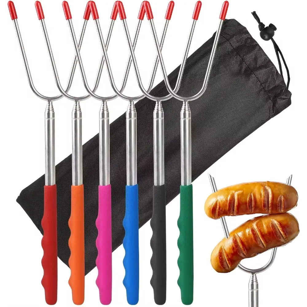 5/6/10pcs Telescopic BBQ Forks - Hot Dog Press recensie en prijs