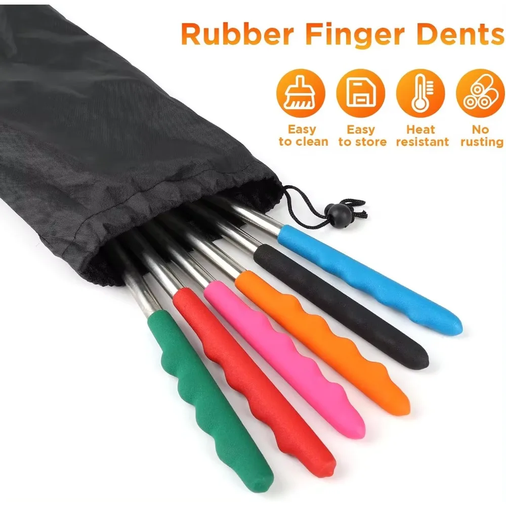 5/6/10pcs Telescopic BBQ Forks - Hot Dog Press recensie en prijs
