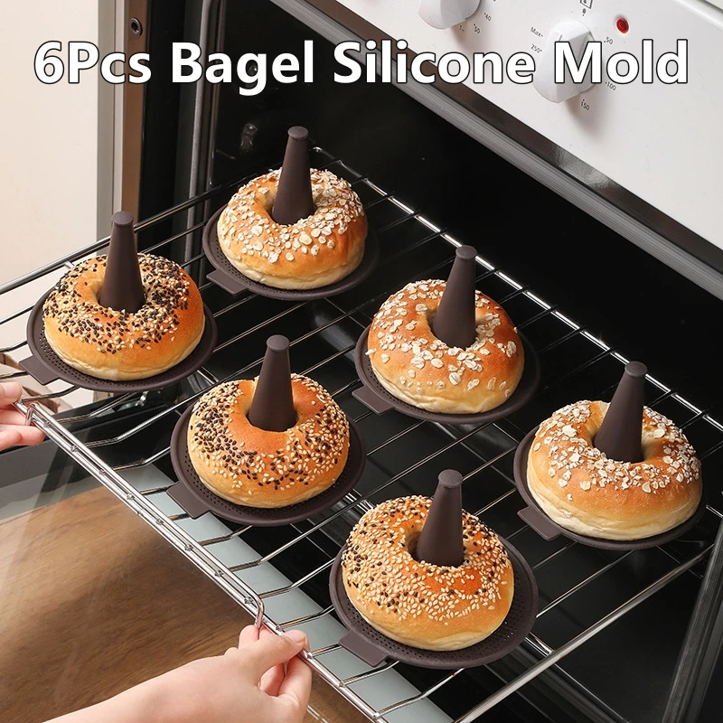 6Pcs Bagel Tools Silicone Mold - Donut Mold Silicone recensie en prijs