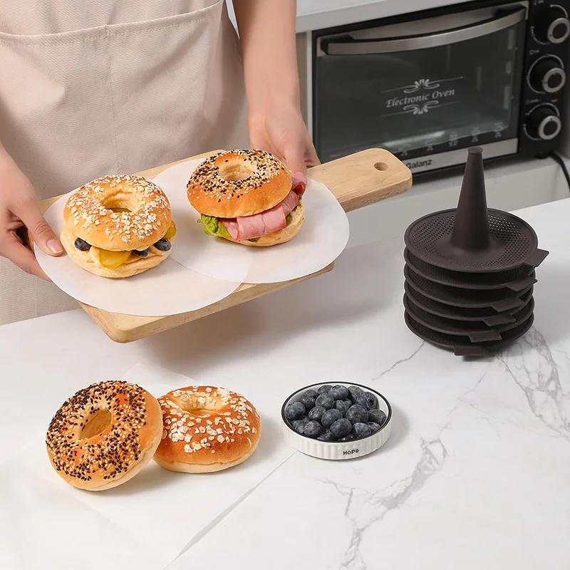 6Pcs Bagel Tools Silicone Mold - Donut Mold Silicone recensie en prijs