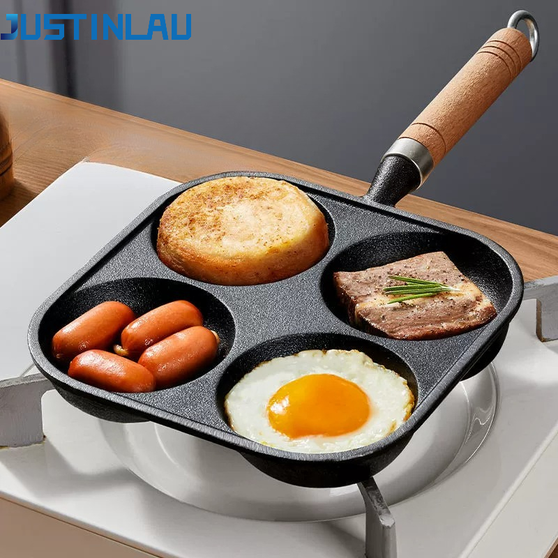 JUSTINLAU 2/4-Hole Omelette Po - Cast Iron Corn recensie en prijs