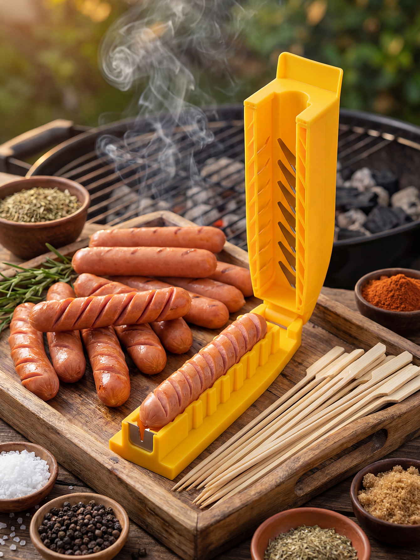 Manual Sausage Slicing Tool Re - Hot Dog Press recensie en prijs
