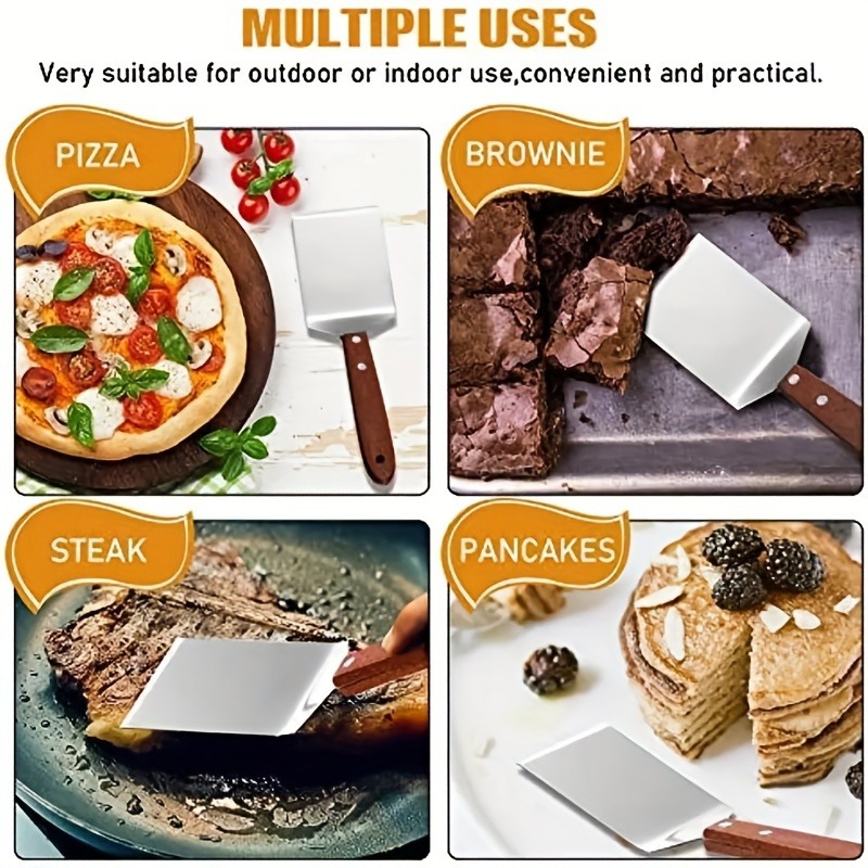 1pc, Brownie Spatula, Metal Br - Okonomiyaki Spatula recensie en prijs