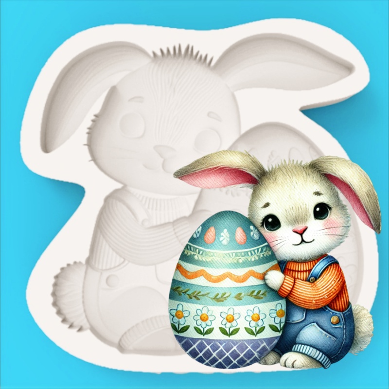 Easter Egg-Holding Bunny Silic - Bunny Cake Mold recensie en prijs
