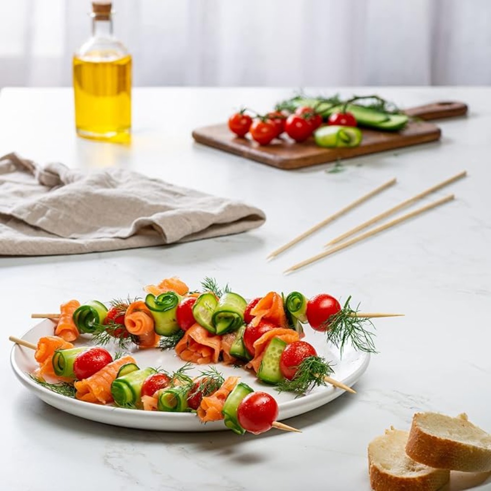 90-1350Pcs BBQ Skewers Bamboo  - Corn Dog Stick recensie en prijs